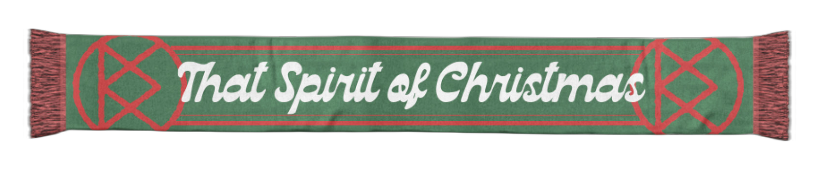 That Spirit of Christmas — knit scarf